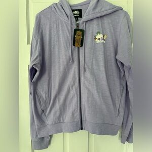 NWT roots zip up light hoodie